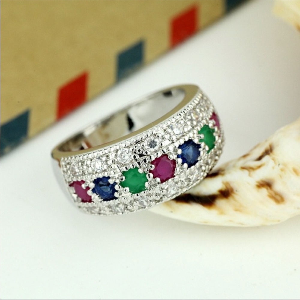 Sterling Silver Gemstone Ring